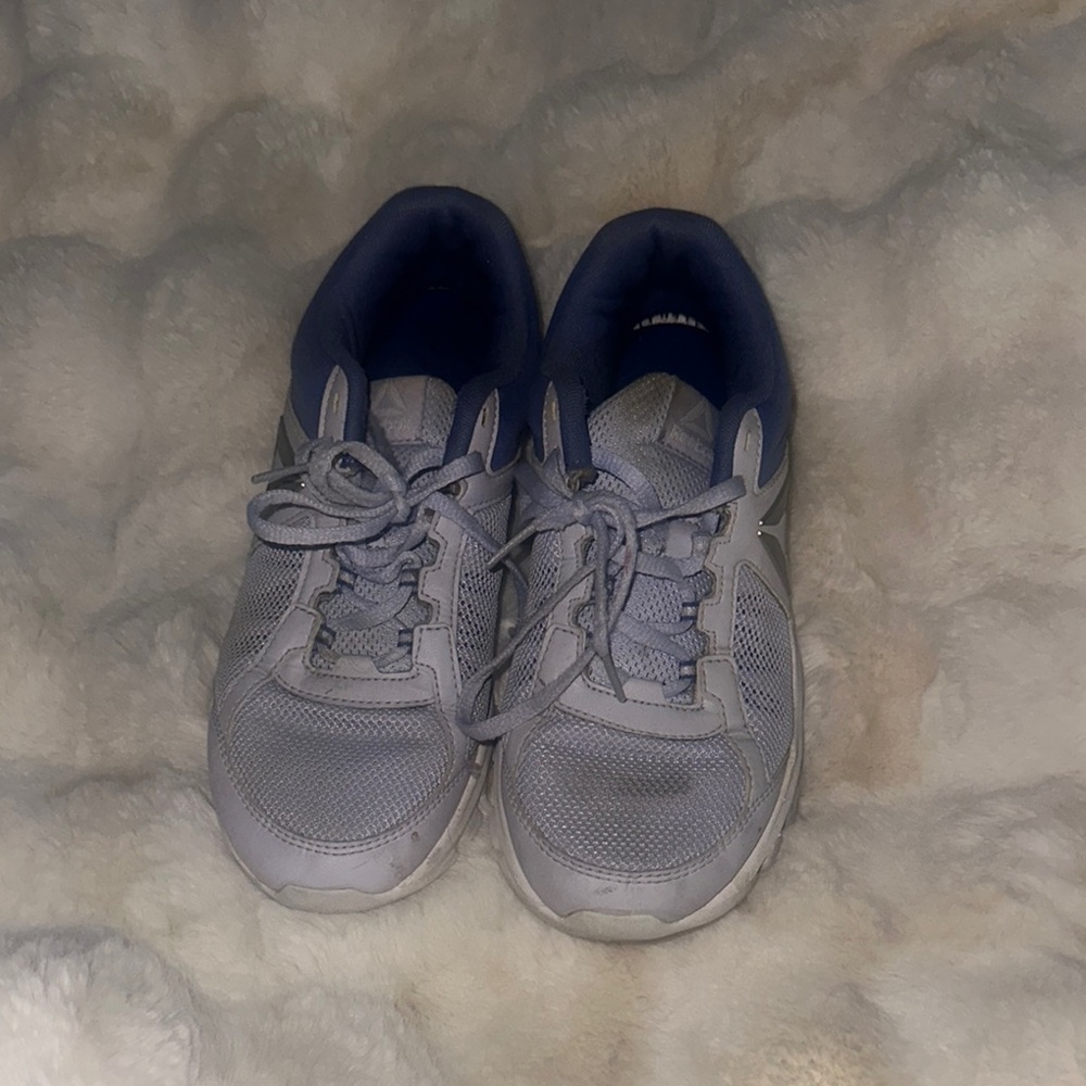 Purple Reebok Athletic Sneakers